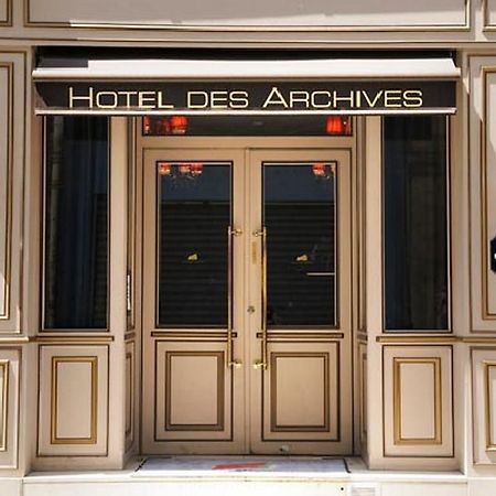 Hotel Des Archives Paris Eksteriør billede
